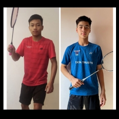 All India Junior ranking Badminton main draw-ah Mizo naupang pahnih