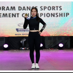 Dance Sports & Movement Championship 2023 zawh fel a ni ta Jump Rope Freestyle Female champion Diktei