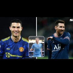 De Bruyne-a'n Cristiano Ronaldo leh Lionel Messi te pahnih inkarah Dream team a khelhpui tur duh a thlang