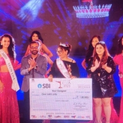 Miss Diva Universe NE-ah Mizo designer Mami Khawlhring in Best Designer Award a dawng, Miss Diva Universe rim a hnai