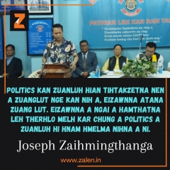 Mizo Hnam Run ah Joseph Zaihmingthanga