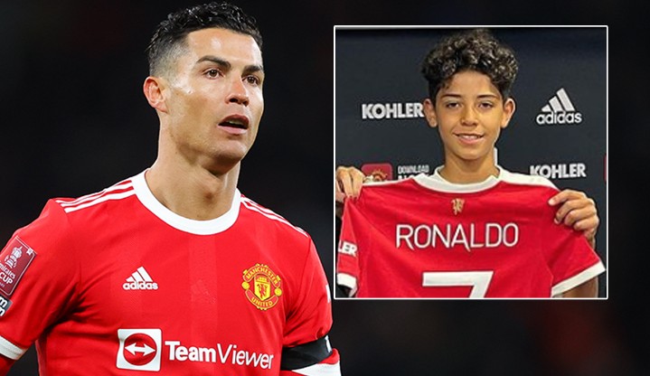 Siuuu! Cristiano Ronaldo Jr Scores for Manchester United U-12 and