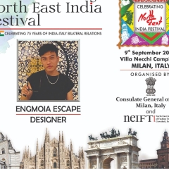 North East India Festival : Fashion khawpui Milan-ah Mizo designer Escape Engmawia kal dawn
