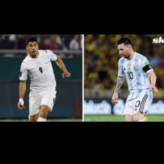South American World Cup qualify-ah Lionel Messi aia goal khung tam Luis Suarez