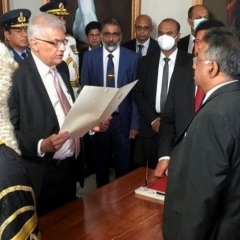 Sri Lanka president thar atan Ranil Wickremesinghe la lut