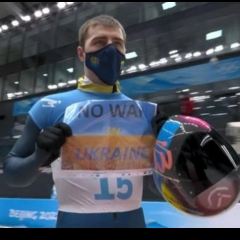 Ukrainian athlete Heraskevych chuan 'No War' tih ziak a keng lang