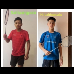 Yonex Sunrise All India Junior Ranking Badminton Tournament 2022 main draw-ah Mizo pahnih